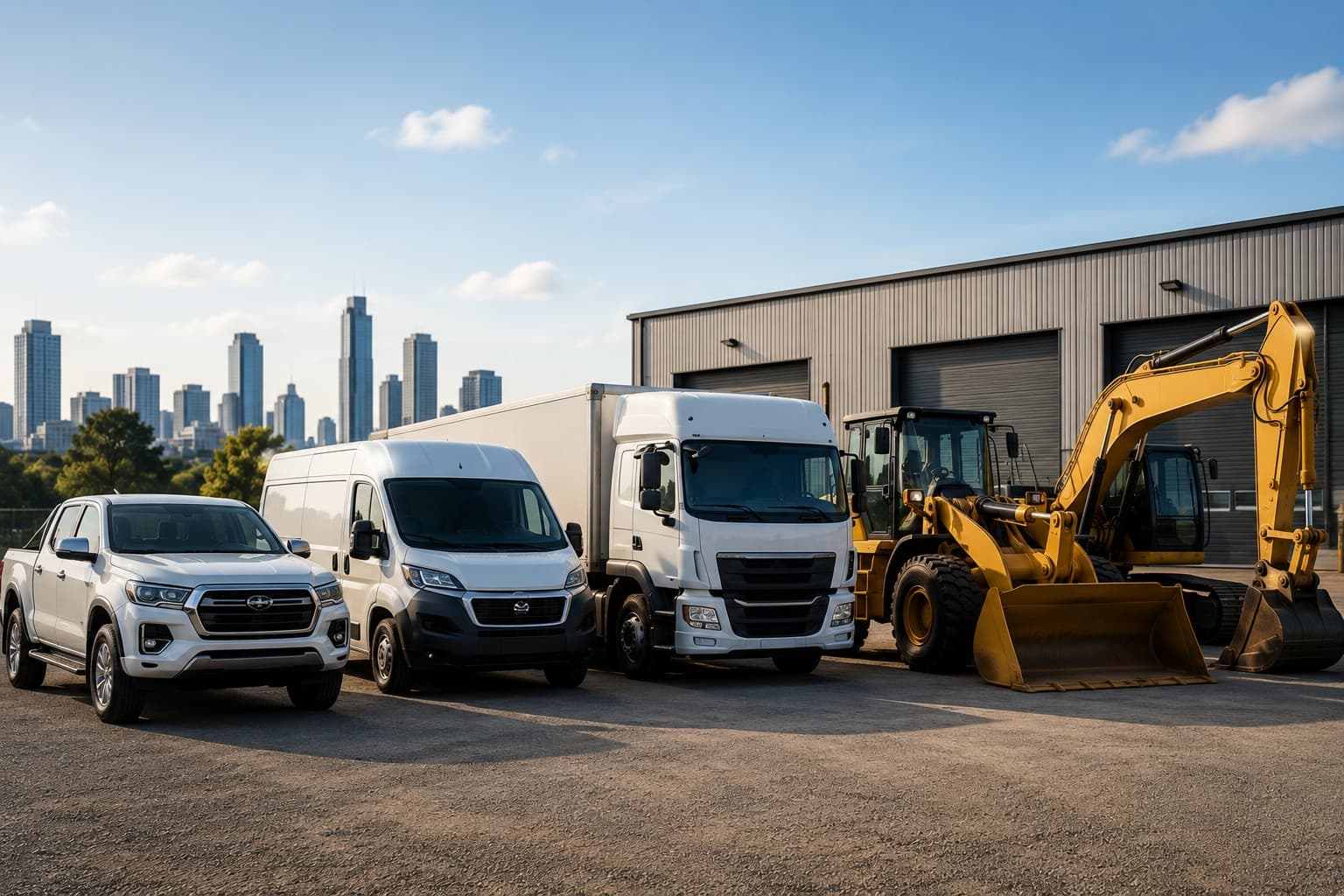 Commercial vehicles and machinery for asset finance